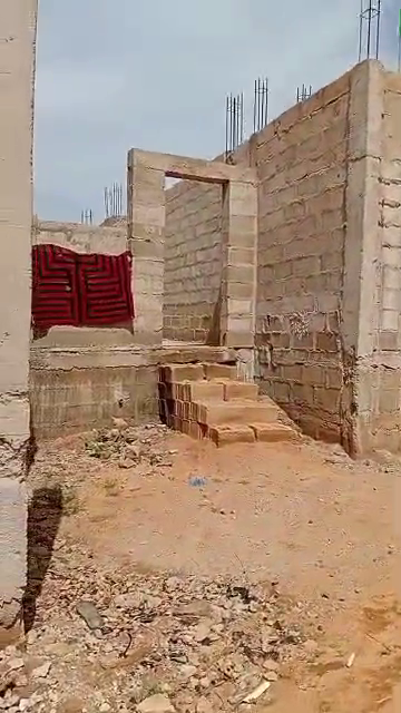 Uncompleted Three bedrooms for sale opposite Government House going  for only  50m