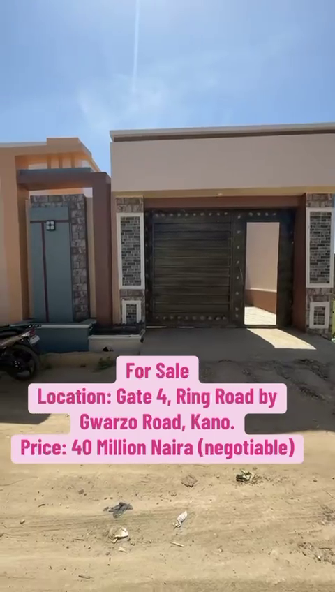 4 bedroom for sale at Gate 4, Ring Road by Gwarzo Road, Kano