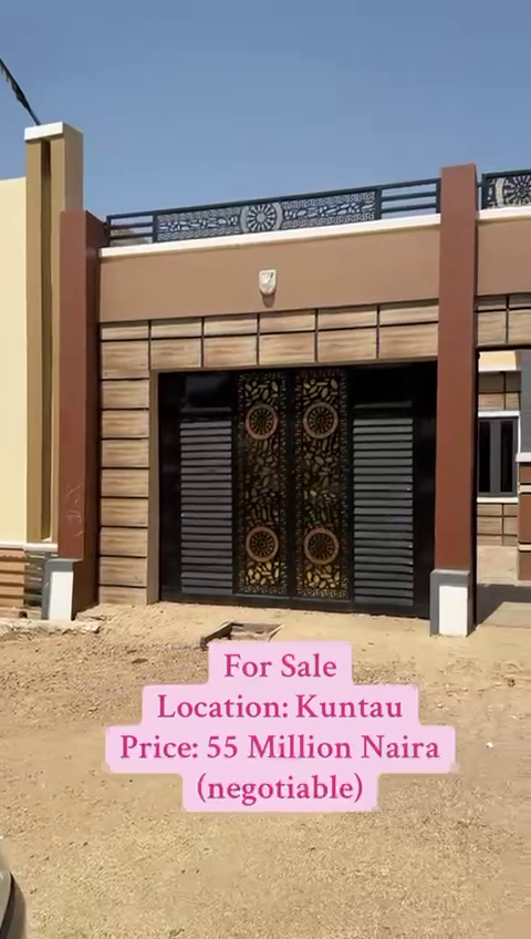 4 bedroom for sale at Kuntau Kano State