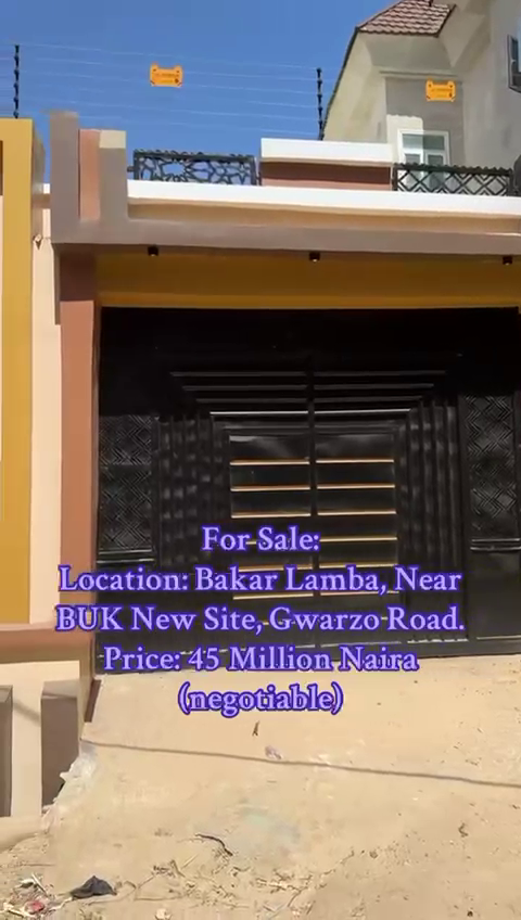 4 bedroom for sale at Bakar Lamba, near BUK new site, Gwarzo Road