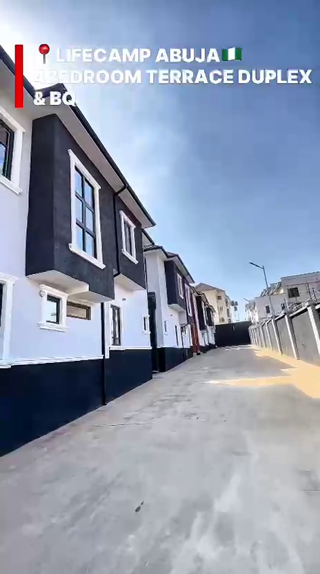 4- BEDROOM TERRACE DUPLEX & BQ AT LIFE CAMP ABUJA
